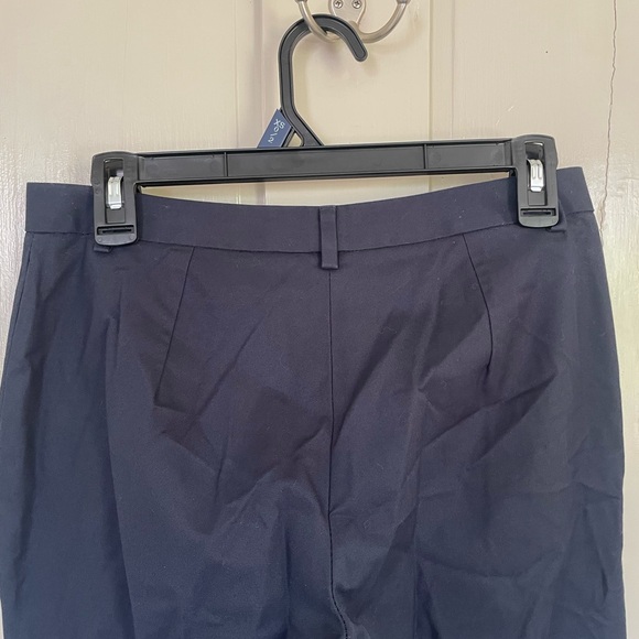 Brooks Brothers Navy Blue Straight Leg Pants Trousers 100% Cotton Professional - Picture 14 of 14